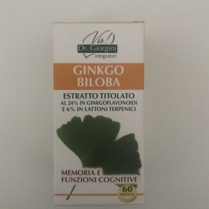 GINKGO BILOBA TITOLATO(24% GINKGOFLAVONOIDI,6% LATTONI TERPENICI