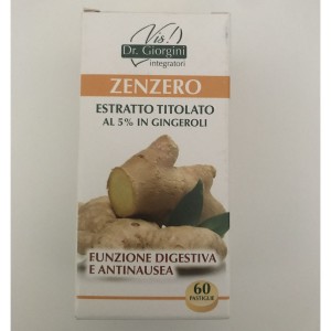 ZENZERO ESTRATTO TITOLATO AL 5% IN GINGEROLI 60 PASTIGLIE