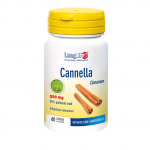 CANNELLA (CINNAMON) 60 CAPSULE VEGETALI 500MG 4% OLI ESSENZIALI