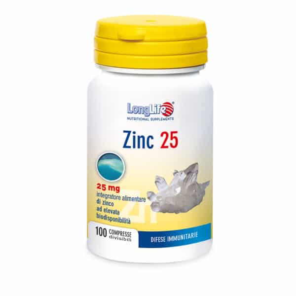 Zinc 25 25mg Long Life